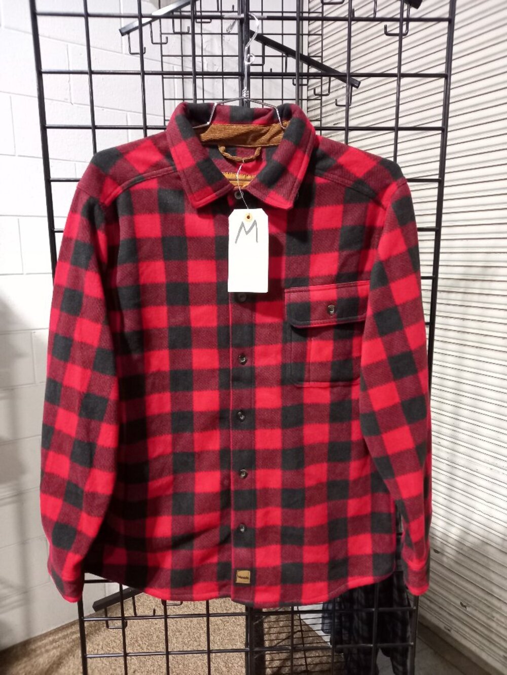 Bonfire Fleece - Red Plaid | Medium